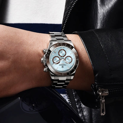 PAGANI DESIGN muški kronograf – luksuzni kvarcni ručni sat, svjetleći i vodootporan.