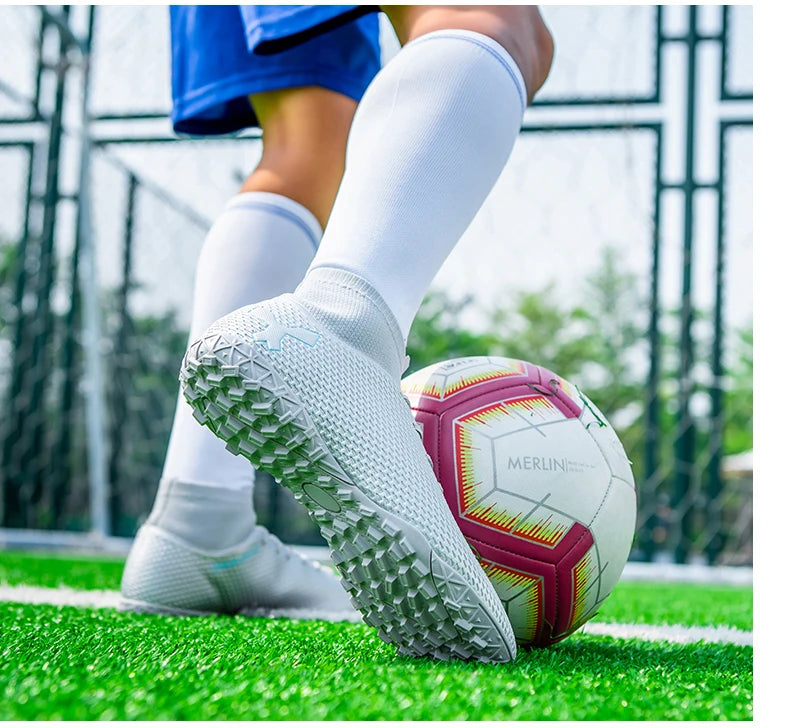 Chaussures de football pour hommes, originales, résistantes, décontractées, confortables, de qualité supérieure, respirantes, pour futsal et football en salle.