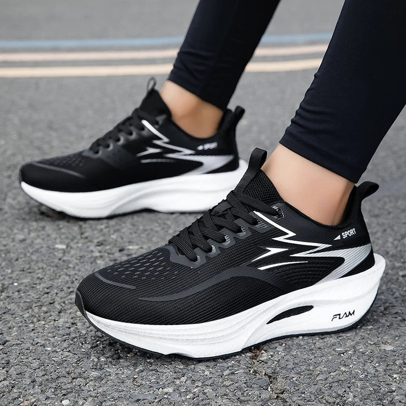 2026 New Men's Sports Running Shoes, Marathon-Ready, Breathable, Lightweight, Comfortable Women's Athletic Sneakers, Jogging Tennis Air Cushion