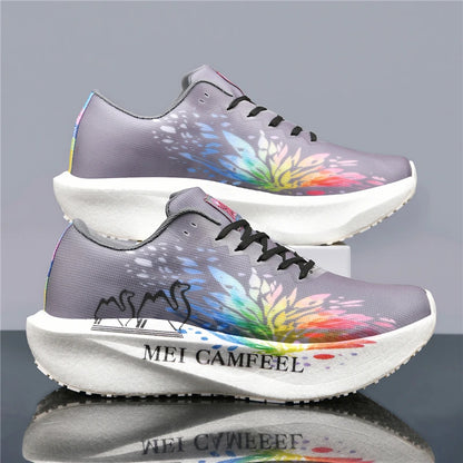 Scarpe da running 2026 con nuovo motivo Eagle, piastra in carbonio, scarpe sportive da maratona ultraleggere, traspiranti e ammortizzate per allenamento di corsa