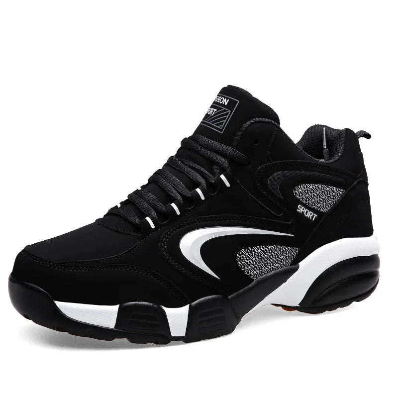 Men's Snow Boots Winter Warm Couple Casual Sneakers Fashion Leather Outdoor Sport Running Tennis Men Non-Slip Big Size 48 Trainer