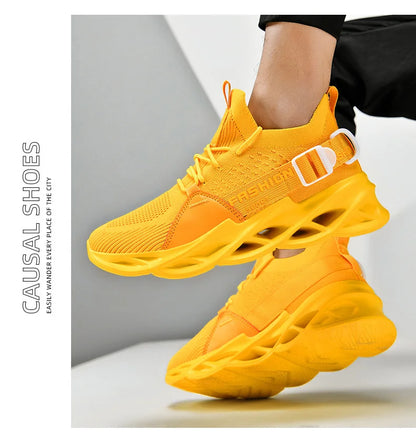Men's Breathable Fashion Mesh Running Shoes High Quality Unisex Lightweight Tennis Athletic Sneakers 2023