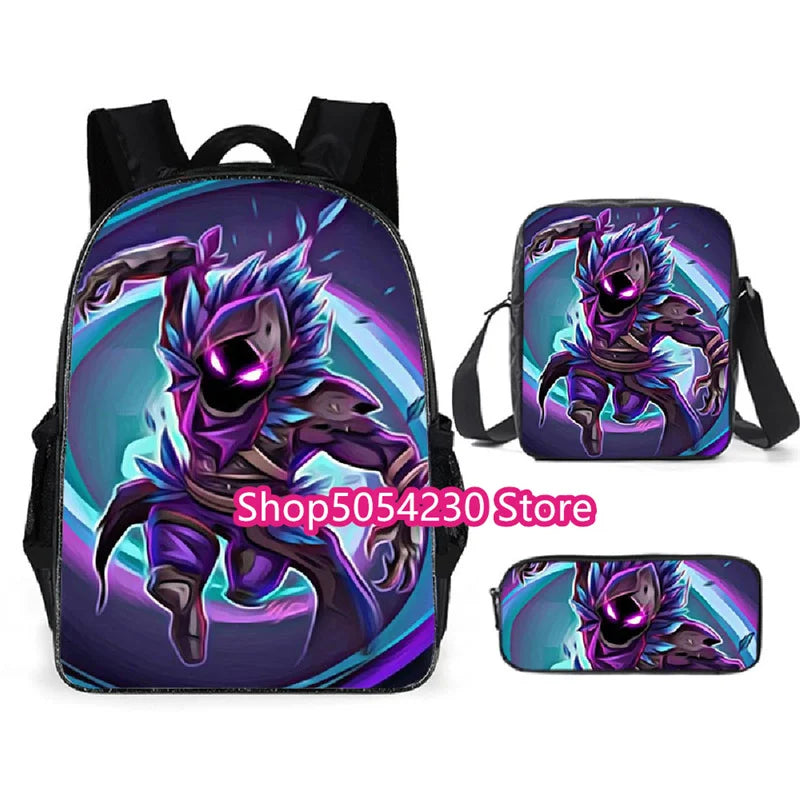 Fortnited 3-teiliges Rucksack-Set für Jungen – Victory Game, 16 Zoll, wasserabweisender Vorschul-Rucksack, cooler Grundschulrucksack