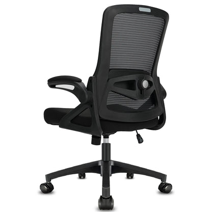 Milacyee Office Chair Ergonomic Desk Chair with 90° Flip-up Armrest Lumbar Support, Height Adjustable Chair.