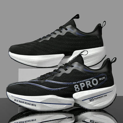 NEW Sports Running Shoes Men Marathon Breathable Comfortable Women Athletic Training Outdoor Sneakers Air Cushion Carbon Plate