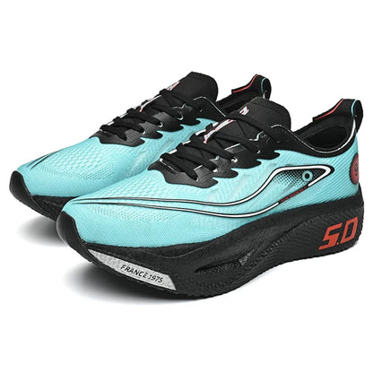 FourSeasons herensportschoenen CarbonPlate hardloopschoen, ademende marathon- en wedstrijdschoenen, comfortabele atletiek- en trainingsschoenen, wandelschoenen