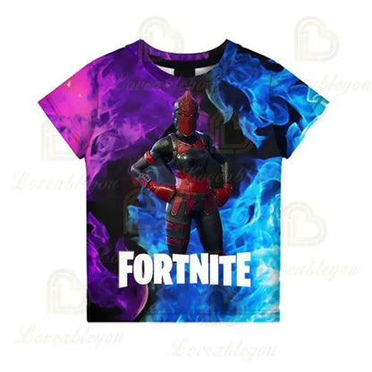 Fortnite Victory Game 3D T-shirt Baby Clothing Harajuku T-shirt Children Cute Kids Battle Royale Hero Tops Boys Girls
