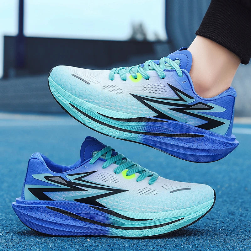 Men's Sports Running Shoes, Casual Marathon, Lightweight, Comfortable Women's Athletic Non-Slip Walking Sneakers, Outdoor Couple Shoes