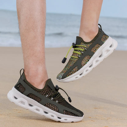 Hombres, mujeres, zapatillas de vadeo de secado rápido, transpirables, AquaIn Upstream, antideslizantes, para deportes al aire libre, resistentes al desgaste, zapatillas de playa, tallas 39-46