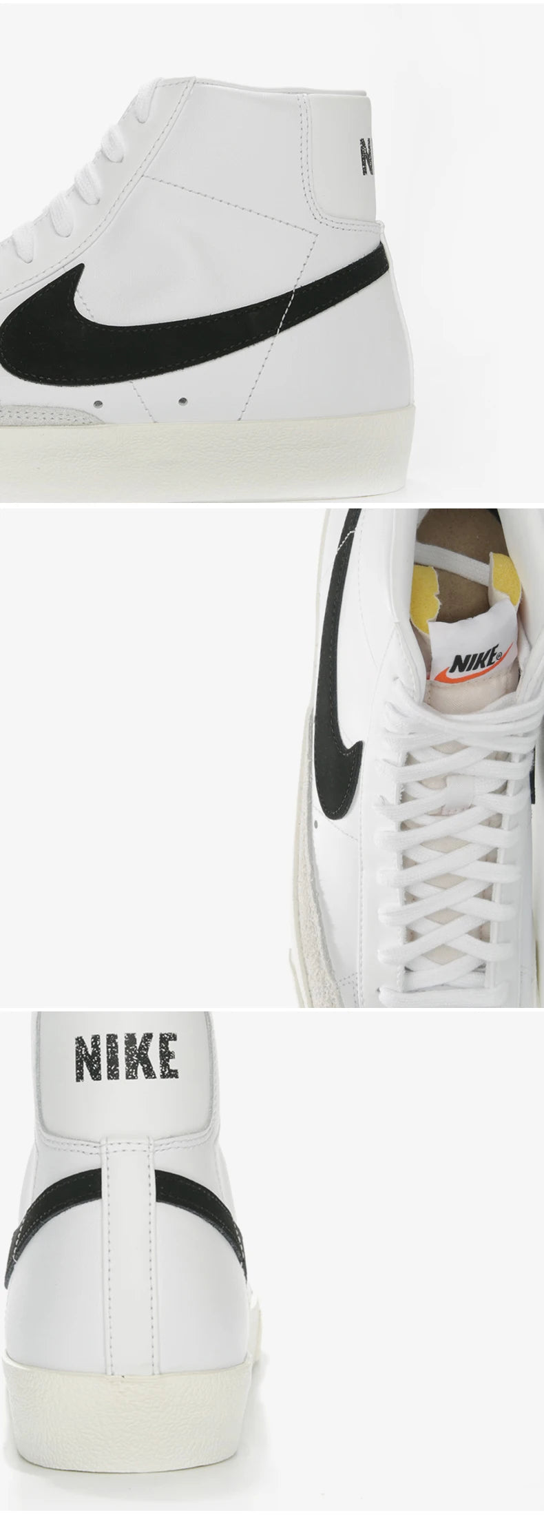 Nike Official Authentic BLAZER MID '77 Sneakers casual comode da uomo e da donna BQ6806-100
