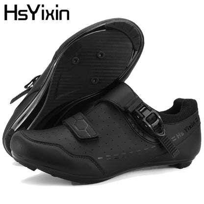 Pantofi de mountain bike pentru bărbați, pantofi de ciclism cu cataramă rapidă, compatibili cu pedalele cu sistem SPD, pentru interior și exterior, pantofi MTB pentru femei