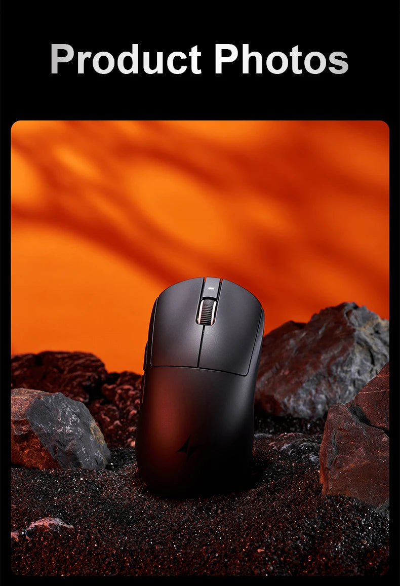 ATK Dragonfly A9 Ultra Wireless Gaming Mouse PAW3950, Tri-Mode 8K Gaming Mouse, Ultra-Lightweight Ergonomic Wireless Gaming Mouse for FPS & Esports