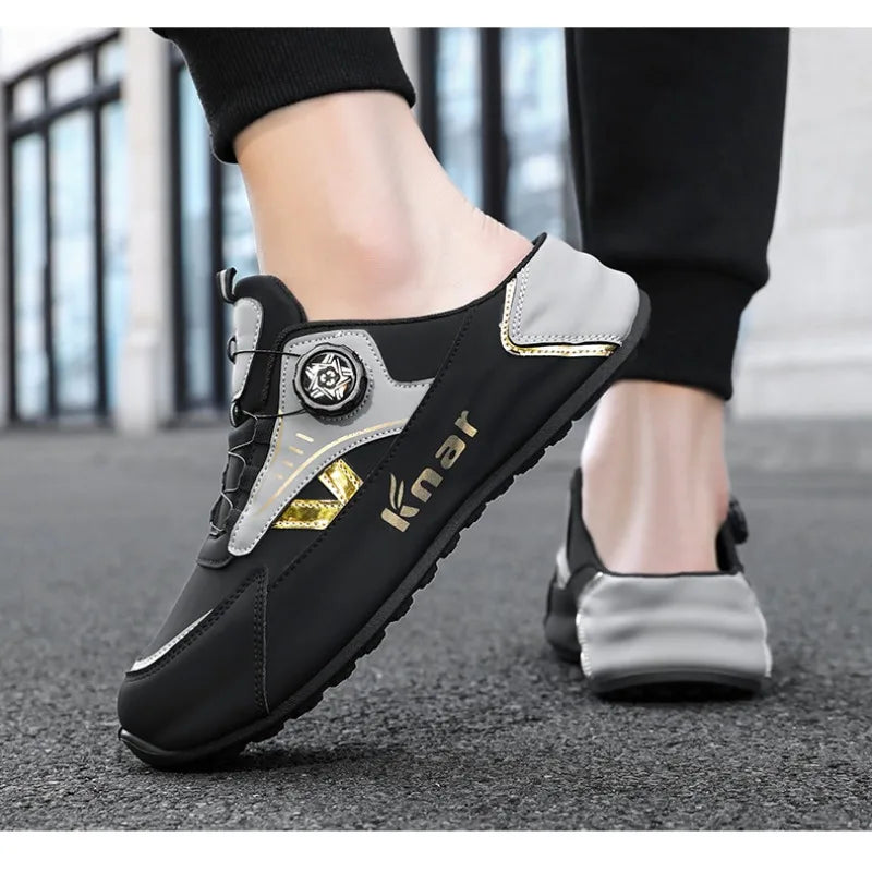 Platform-sneakers med åndbart, trendy mesh til sommeren, nye sports- og fritidssko til mænd i store størrelser 39-48