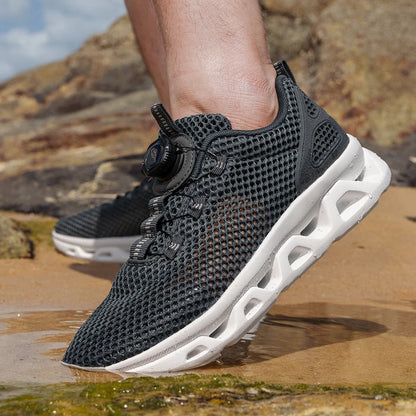 2026 Men and Women Quick-Dry Wading Shoes, Water Breathable AquaIn Upstream Antiskid Outdoor Sports Wearproof Beach Sneakers, Sizes 39-46
