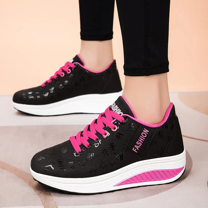 Adidași pentru femei, pantofi vulcanizați la modă pentru femei, pantofi fără toc pentru femei, pantofi de mers pe jos cu platformă, mărimi mari, Zapatillas Mujer