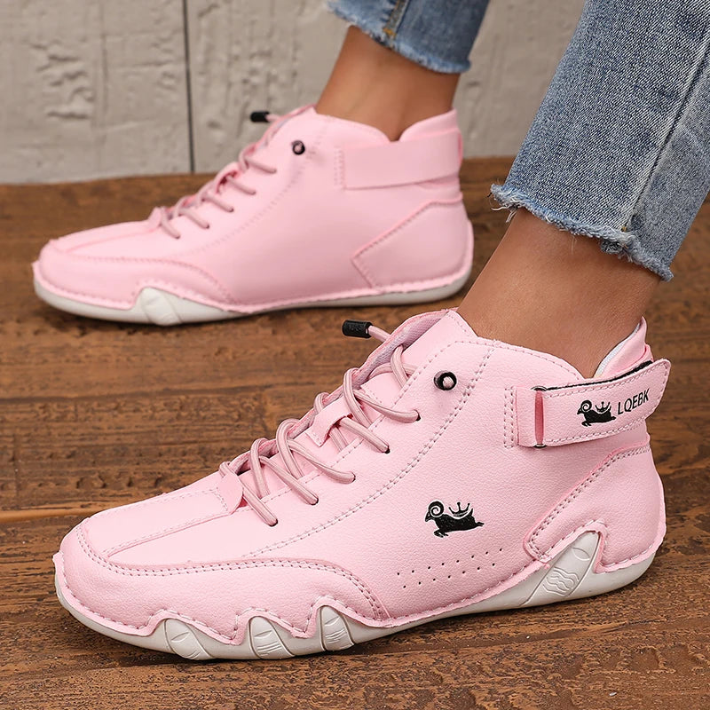 Women's Sports Shoes Outdoor Hiking Flat Bottom Comfortable Lazy Brand Casual Driving Shoes Breathable Fashion Sneakers