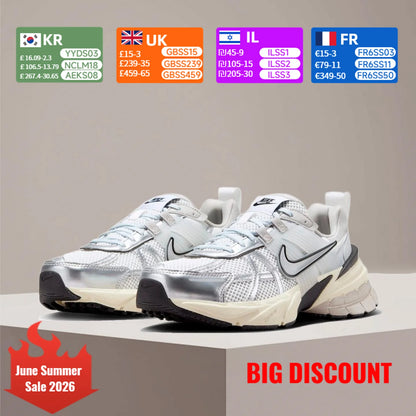 Tekaske copate Nike V2K Run Retro Udobna blaženje in trpežna konstrukcija Unisex vsakdanji casual stil FD0736-100
