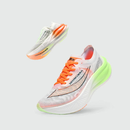 IRUNSVAN Scarpe da corsa da uomo, scarpe sportive traspiranti, leggere, da maratona, con piastra in carbonio, sneakers casual, comode, per l'allenamento atletico