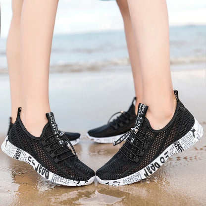 Men and Women Aqua Shoes, Wading Water Upstream Outdoor Sports Beach Sneakers, Canyoning Camping Amphibious River Tracing Creek