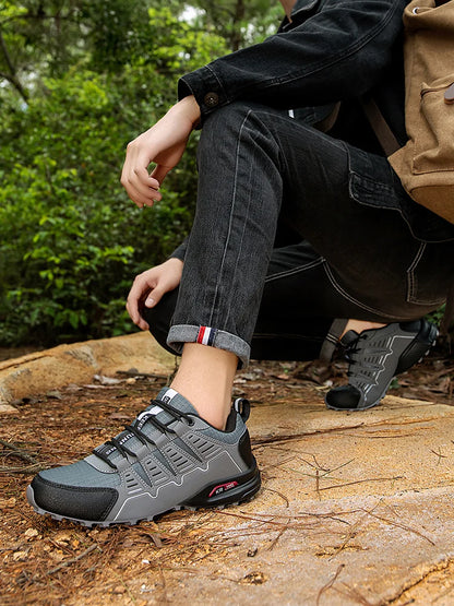 Men's Hiking Shoes Waterproof All-Terrain Outdoor Sneakers Non-Slip for Trekking Camping Tactical Training Outdoor Cycling