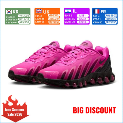 Nike Air Max Dn8 dihalni tekaški čevlji za ženske z oporo, rdeči/črni HF5509-601