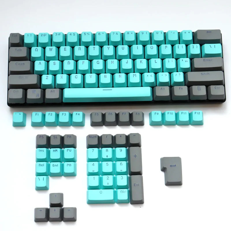 106 Keys Grey Red Keycaps PBT Specials Keycap Backlit Two-Color Key Caps For MX Switch 61/87/104 Mechanical Keyboard