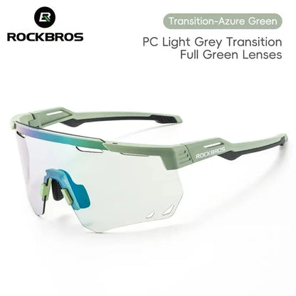 ROCKBROS Cycling Glasses MTB Road Bike Eyewear Driving Golf Goggles Protection Sports UV400 Sunglasses Polarized/Photochromic
