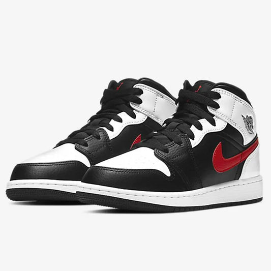 Nike Genuine AIR JORDAN 1 Men's Mid-Top Cushioned Sports Basketball Shoes 554724-075