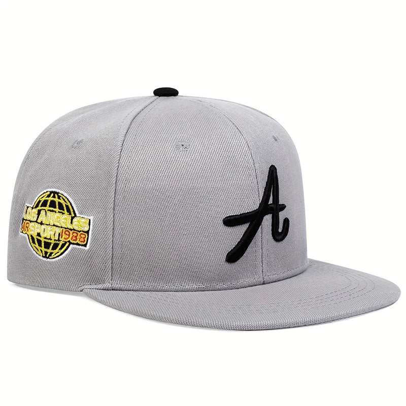 Unisex Gothic Letter Embroidery Hip-hop Hats Spring and Autumn Outdoor Adjustable Casual Hats Sunscreen Hat