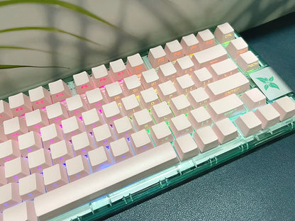 Teclas retroiluminadas con grabado lateral de 131 teclas para teclado mecánico con interruptores Cherry MX, perfil OEM, keycaps ABS personalizadas DIY