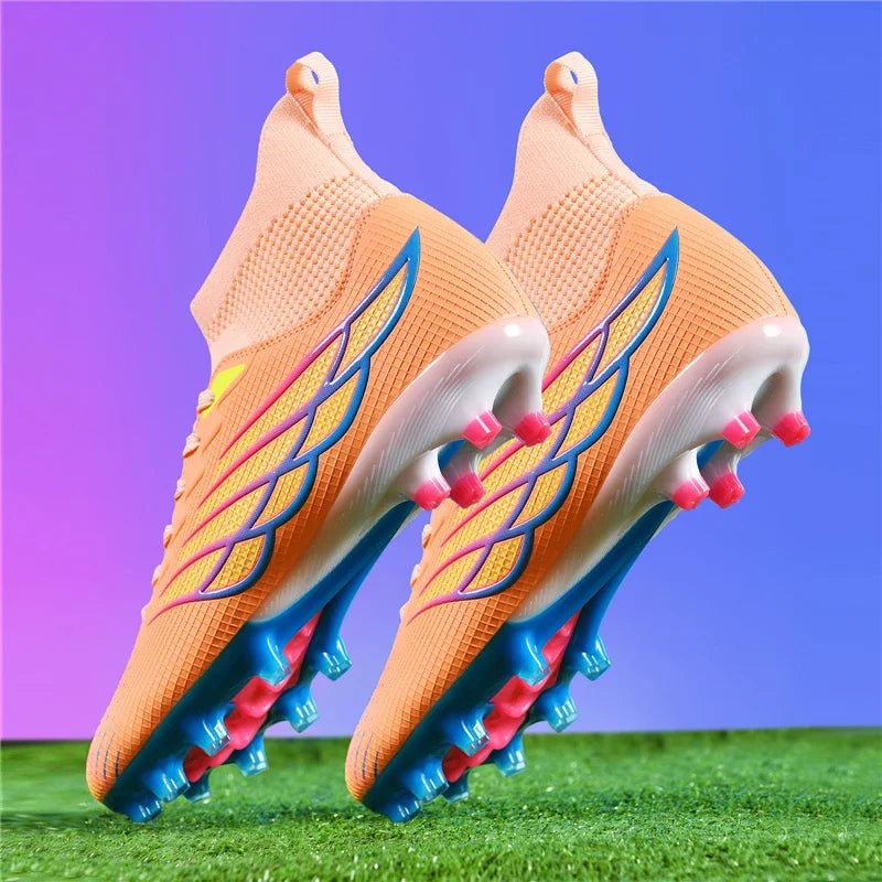 Chaussures de Football antidérapantes pour hommes, bottes de Football TF/FG, respirantes, pour l'extérieur, basses, antidérapantes, baskets de sport