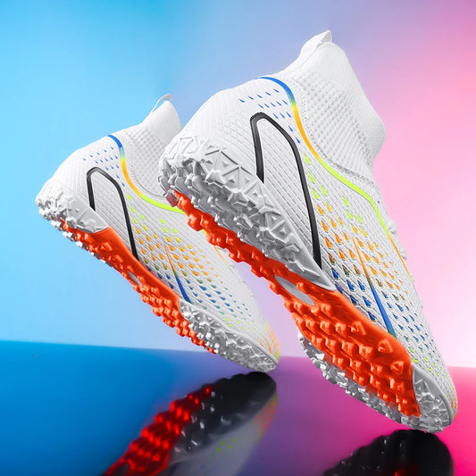 New Men's Soccer Shoes Professional Football Boots Turf Futsal Match Grass Unisex Outdoor Training Soccer Cleats Non-Slip Breathable