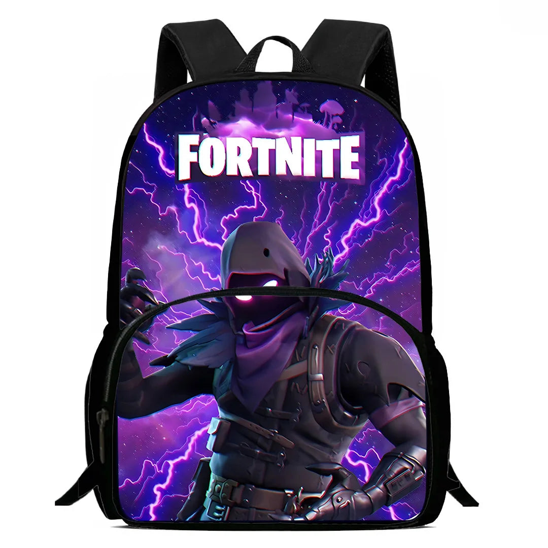 Mochilas infantis do jogo popular FortniteS para meninos e meninas, presente de aniversário para estudantes, sacos escolares de criança, mochila durável de grande capacidade para campismo