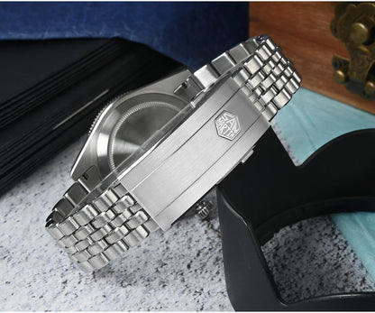 San Martin 40mm Men's Luxury Diver Watch Miyota 9015 Enamel Sunburst Dial Automatic Mechanical Wristwatch Waterproof 200m SN0148