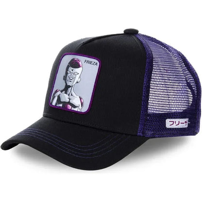 Dragon Ball Son Goku-baseballkasket til mænd, sommerkasket til rejser, broderet hiphop-solskærm, justerbar trucker-meshkasket