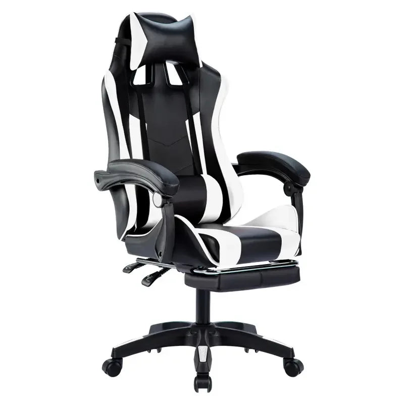 Drehbare Gaming-Rennstühle ab Werk für Gamer mit Fußstütze