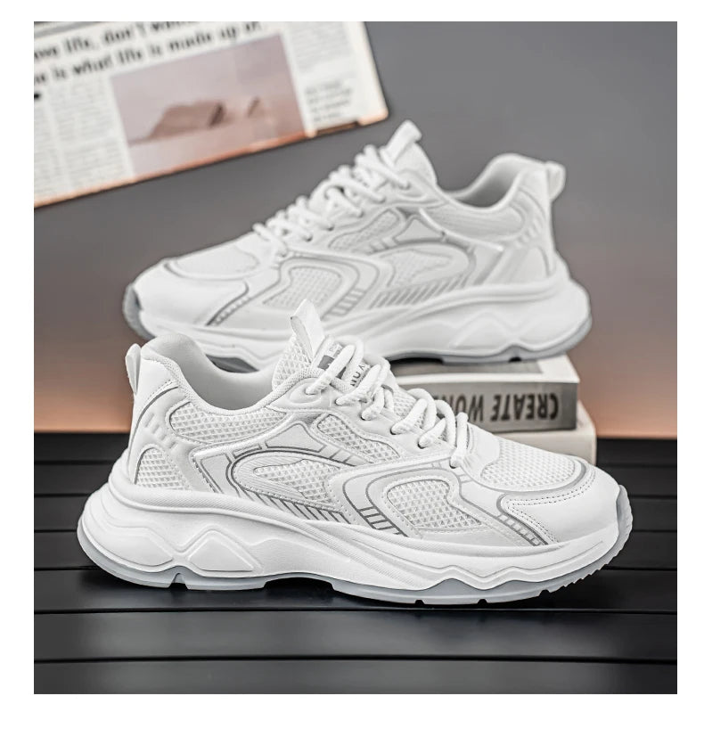 Adidași casual de viteză pentru bărbați, primăvară-vară, cu talpă moale, antiderapant, respirabili, pentru alergare în aer liber, pantofi sport de modă pentru tineri Joker
