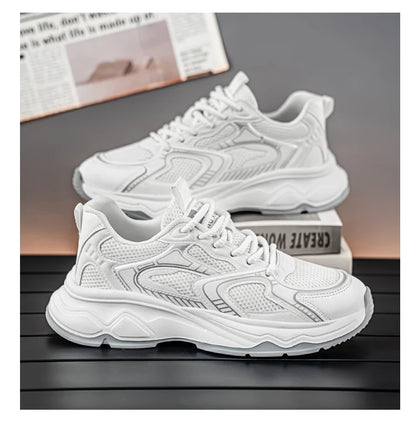 Adidași casual de viteză pentru bărbați, primăvară-vară, cu talpă moale, antiderapant, respirabili, pentru alergare în aer liber, pantofi sport de modă pentru tineri Joker