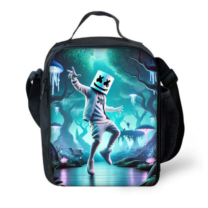 Hot Game Child Backpacks Lunch Bag Pencil Case Pupil Large Capacity School Bags Design-F-FortniteS For Boy Girl Best Gift