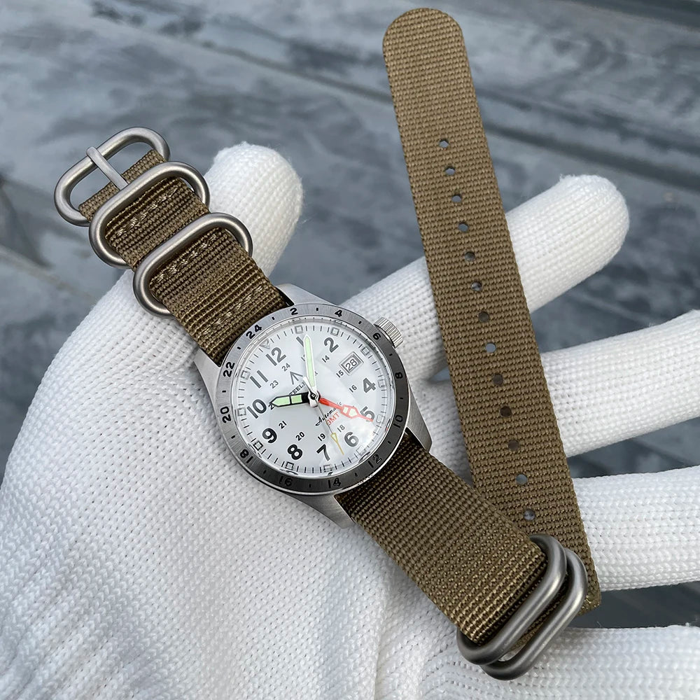 STEELFLIER Official SF792 GMT Mechanische Armbanduhr NH34 Uhrwerk Super BGW9 C3 Leuchtmasse 200M wasserdichte Luxus-Taucheruhr für Herren