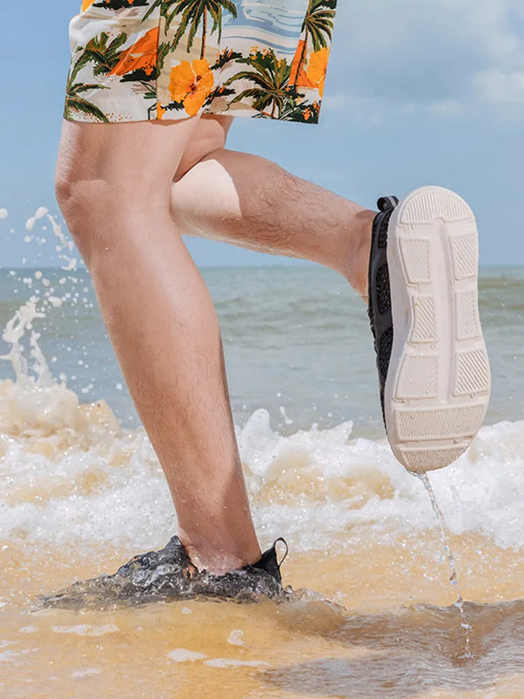 Hombres, mujeres, zapatillas de vadeo de secado rápido, transpirables, AquaIn Upstream, antideslizantes, para deportes al aire libre, resistentes al desgaste, zapatillas de playa, tallas 39-46