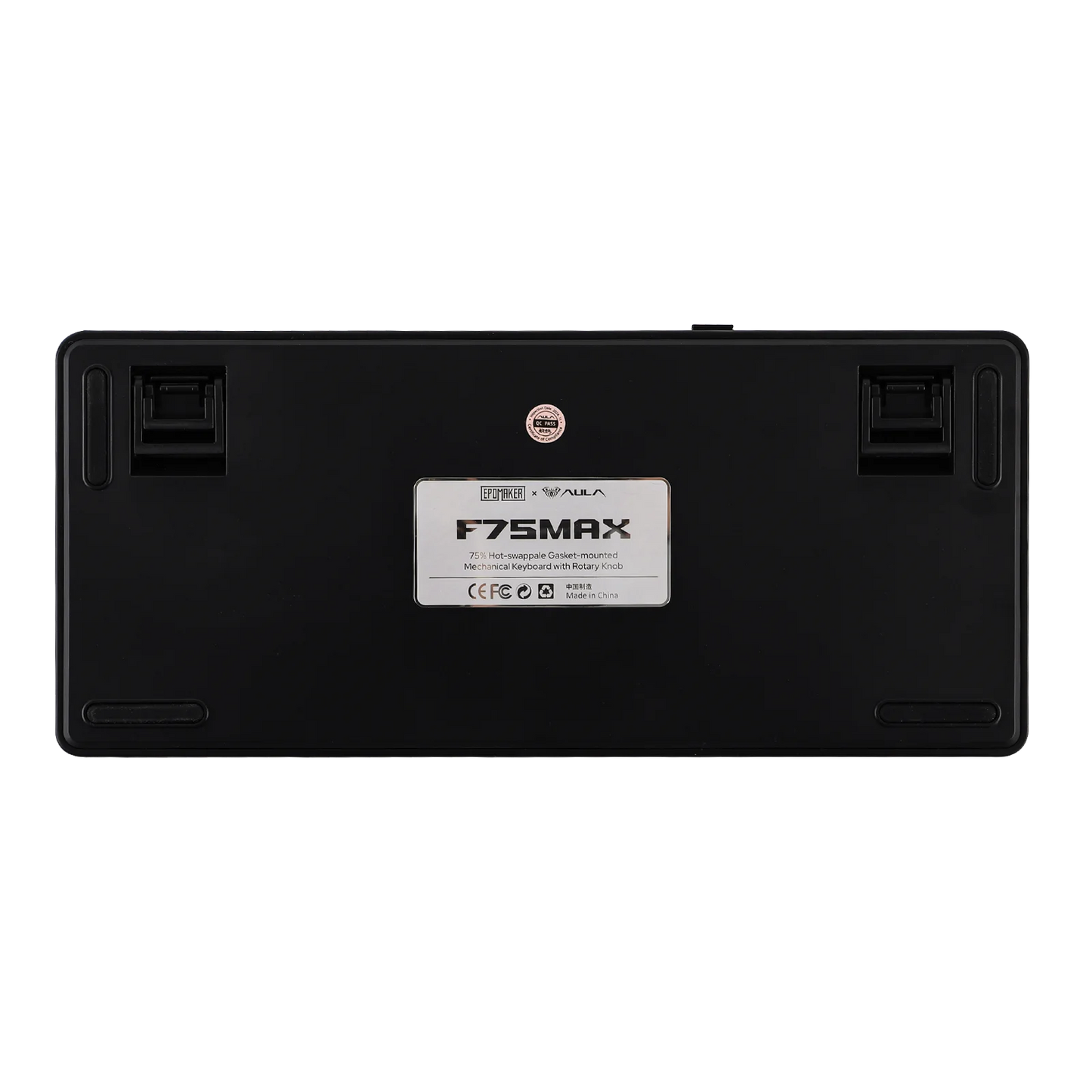 EPOMAKER X AULA F75 MAX Compact 75% Wired/BT5.0/2.4GHz Wireless Mechanical Gaming Keyboard with TFT Screen & Knob for PC/Mac