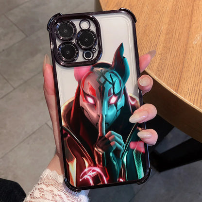 Custodia per telefono Anime Fortnite Game Plating per Xiaomi Redmi A7 15 A3 15C 14C K50 A1 Note 15 14 13 12 12s Pro Plus 4G 5G anti-caduta