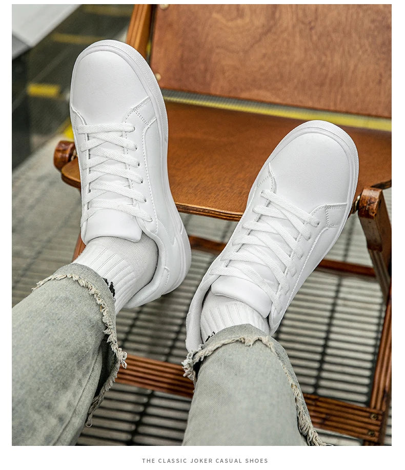 Pantofi bărbați din piele PU, adidași, pantofi casual la modă, pantofi de timp liber pentru bărbați, încălțăminte bărbați, pantofi vulcanizați, pantofi pentru cupluri, pantofi pentru femei