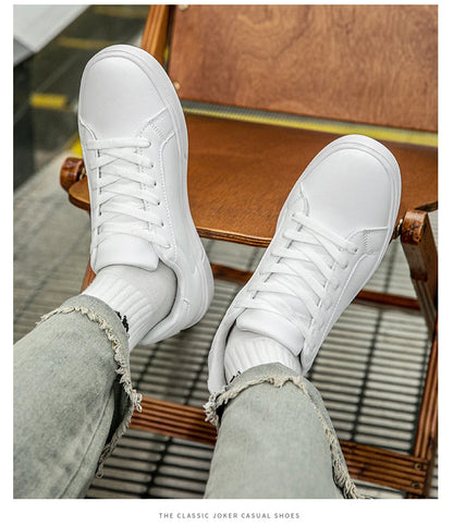 Pantofi bărbați din piele PU, adidași, pantofi casual la modă, pantofi de timp liber pentru bărbați, încălțăminte bărbați, pantofi vulcanizați, pantofi pentru cupluri, pantofi pentru femei