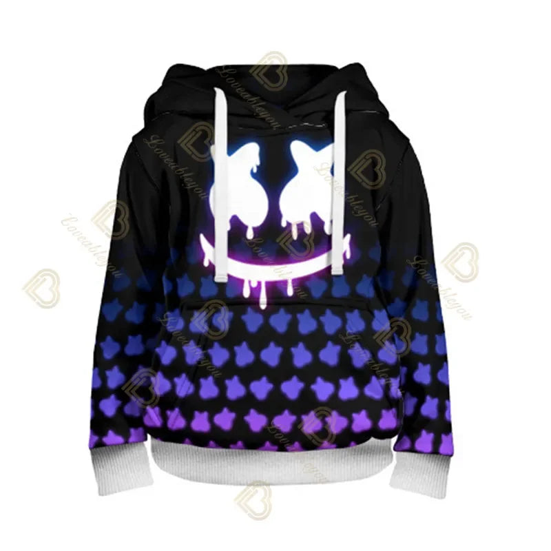 Children's Clothing Fortnite Cosplay Hoodie Sweatshirt, Battle Ikonik Man Sleeve Costume, Christmas Pullover Stress Shirt Clothes