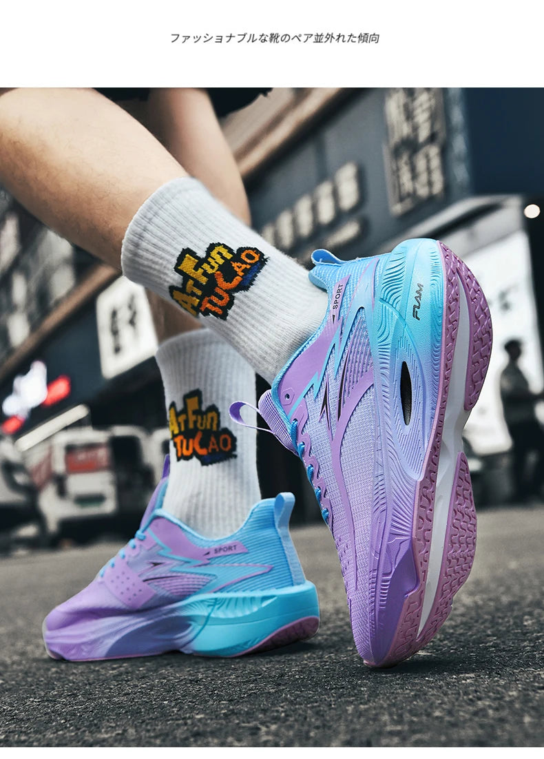 2026 New Men's Sports Running Shoes, Marathon-Ready, Breathable, Lightweight, Comfortable Women's Athletic Sneakers, Jogging Tennis Air Cushion
