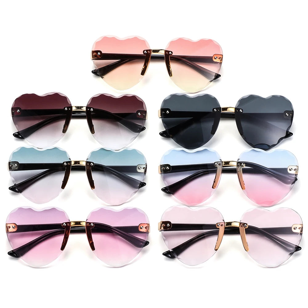 Ocean Lenses Eyewear Party/Photography Kids Sunglasses Heart-shaped Sun Glasses UV 400 Protection Children Sunglasses
