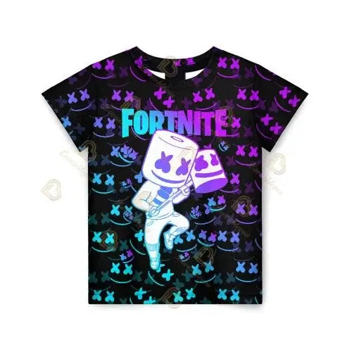 Battle Royale T-shirt Fortnite Victory T-Shirt Kids Tops Girls Boys Clothes Harajuku Tees Children 3D 2025 New Design