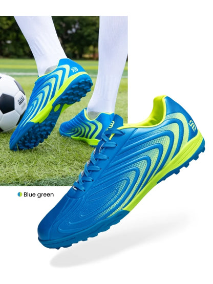 Baasploa Pánske profesionálne futbalové topánky Outdoor protisklzové tréningové športové topánky Pánske ľahké kožené futbalové topánky Chuteira Campo